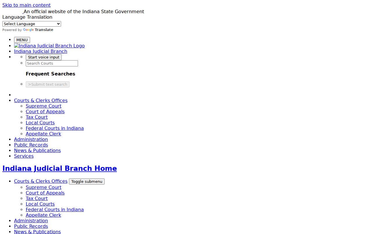 Switzerland County criminal docket official search tips