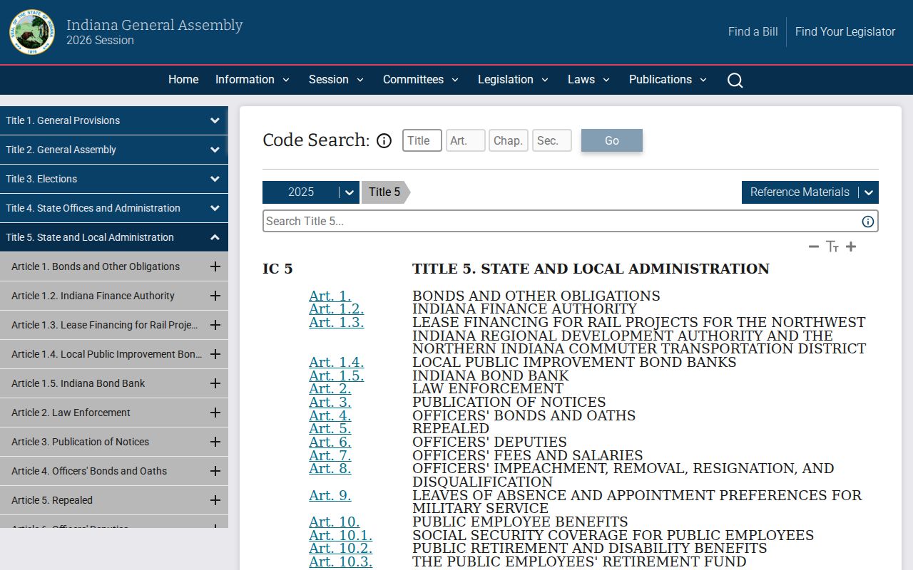 Indiana Code public records source for older Switzerland County case searches